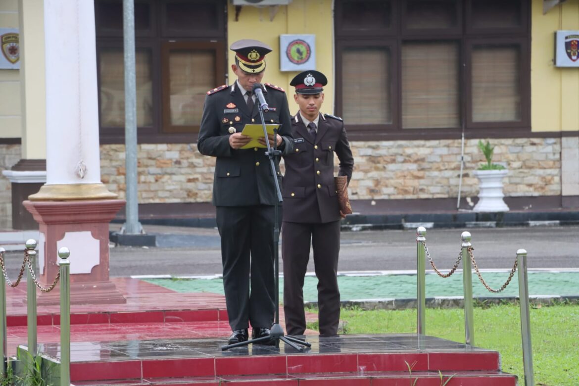 POLRES BANGKA TENGAH GELAR UPACARA PERINGATAN HARI BELA NEGARA KE-76