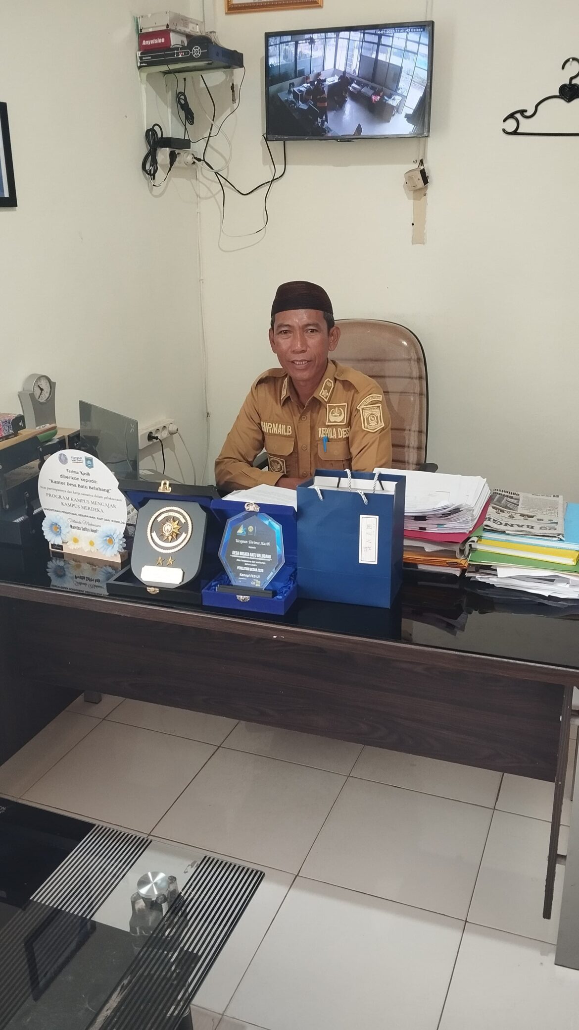 Kades Batu Belubang Dukung Polresta Pangkalpinang dalam Menanggulangi Maraknya Aksi Geng Motor di Pangkalpinang