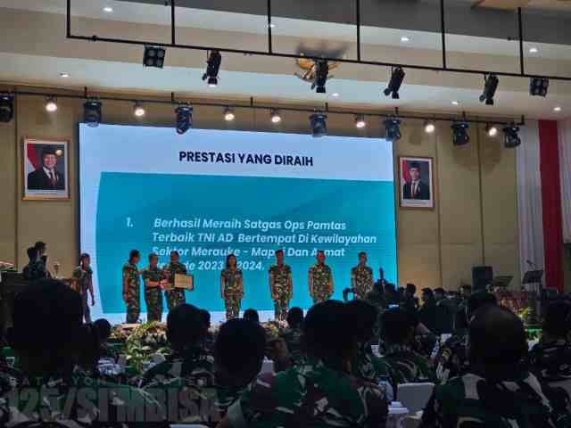 Yonif 125/SI’MBISA, Berhasil Meraih Prestasi Menjadi Satgas Pamtas TNI-AD Terbaik, Sektor Papua Selatan Tahun 2023-2024