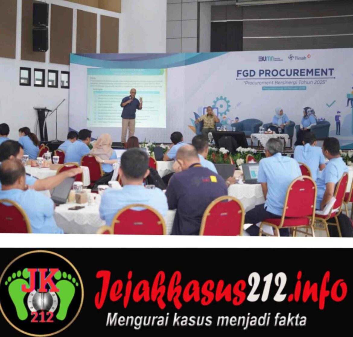 PT Timah Gelar FGD Procurement untuk Bisnis yang Berkelanjutan