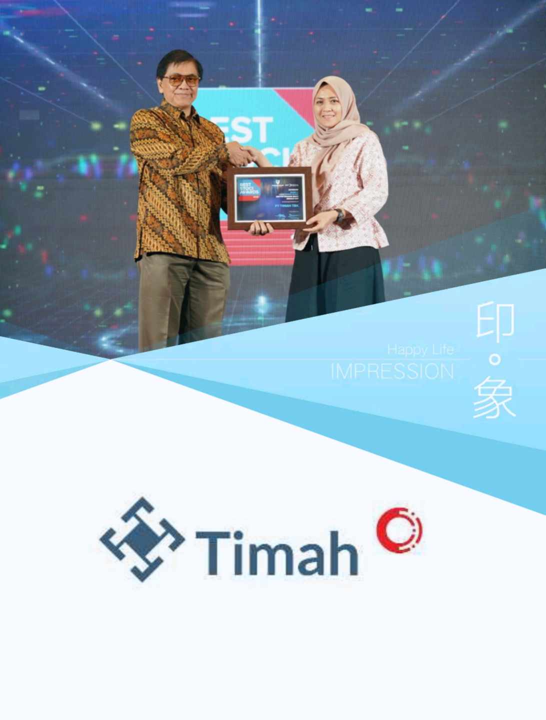 PT Timah Raih Penghargaan Best Stock Award 2025