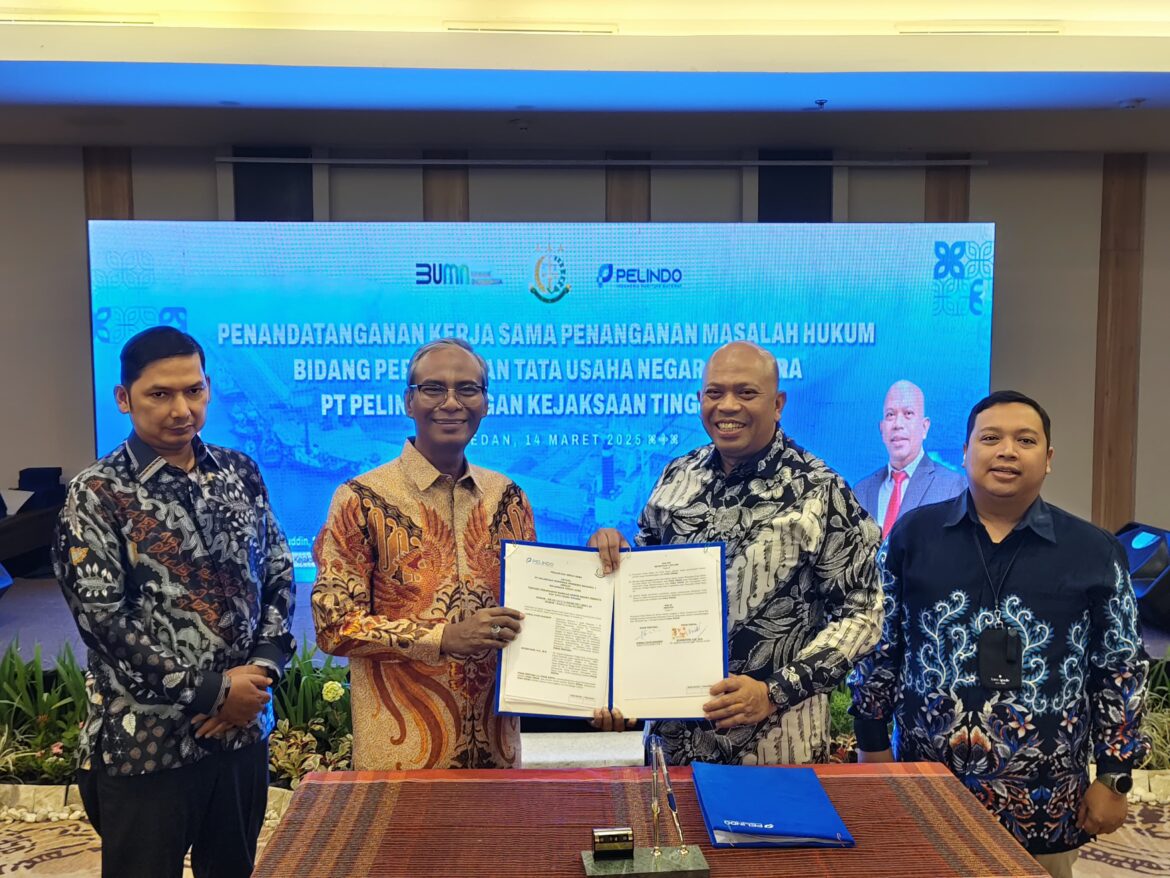 Pelindo dan Kejaksaan Tinggi Aceh Melakukan Kerja Sama Penanganan Masalah Hukum Bidang Perdata dan Tata Usaha Negara