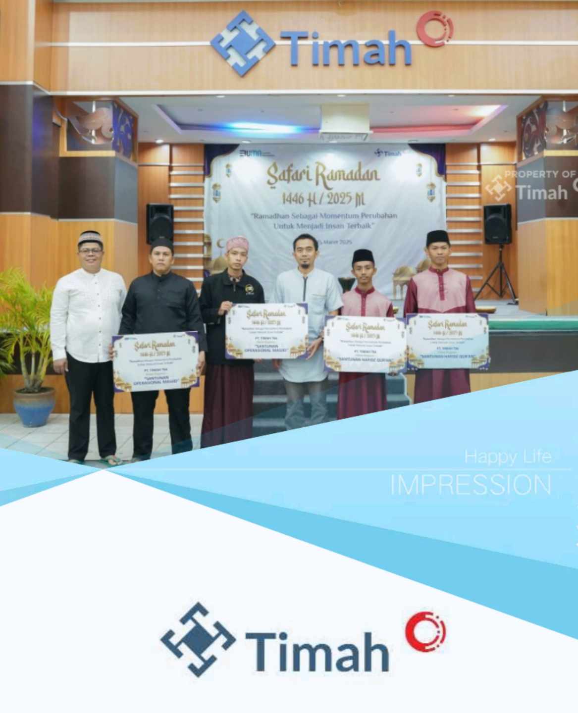 Momen Safari Ramadan di Area Kundur, Dua Rumah Ibadah Terima Bantuan PT Timah 