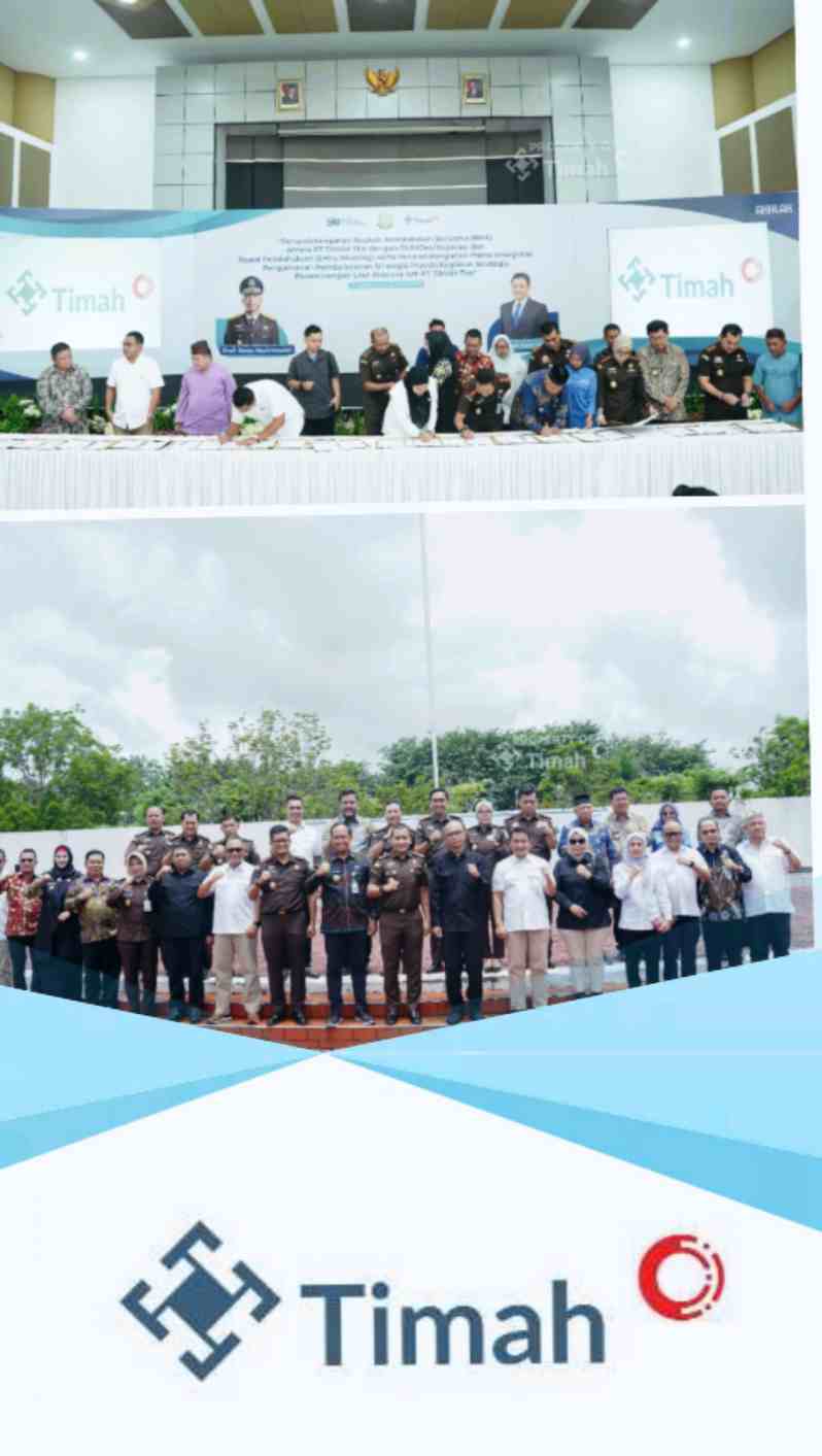 Libatkan Masyarakat Dalam Proses Penambangan, PT Timah Jalin Kerja Sama Dengan Koperasi dan BUMDes