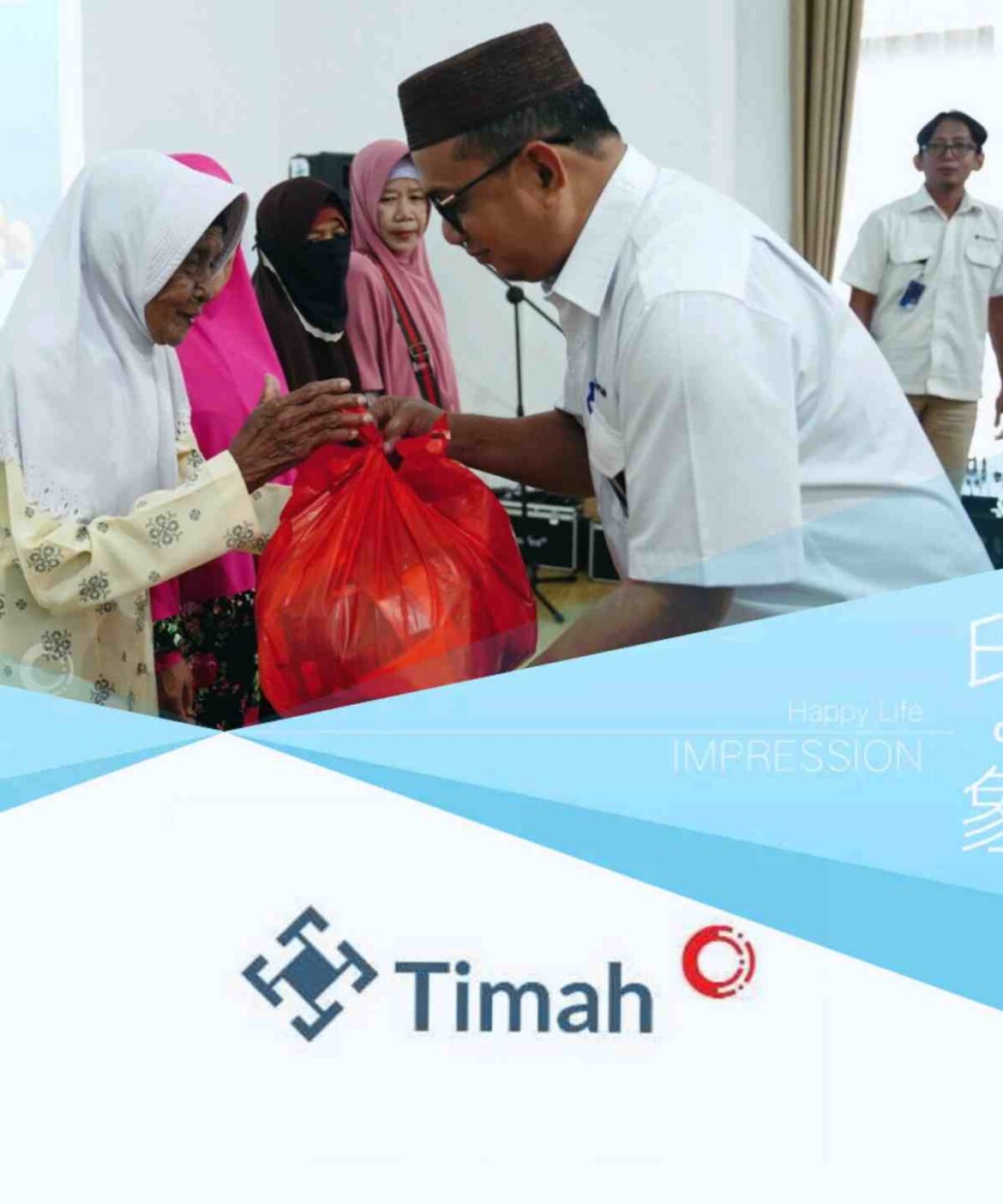 PT Timah Bagikan Ratusan Paket Sembako dan Takjil Bagi Masyarakat di Kabupaten Bangka 