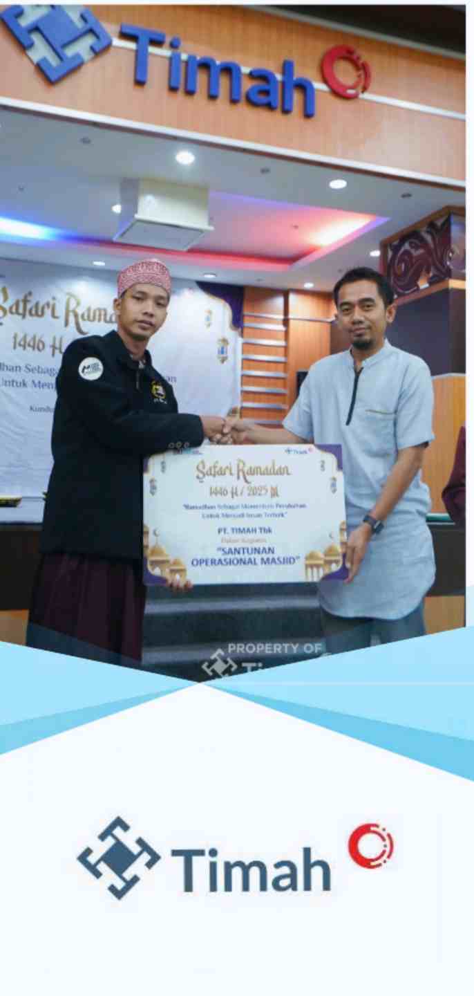 PT Timah Salurkan Bantuan ke Rumah Ibadah di Wilayah Operasional Perusahaan 