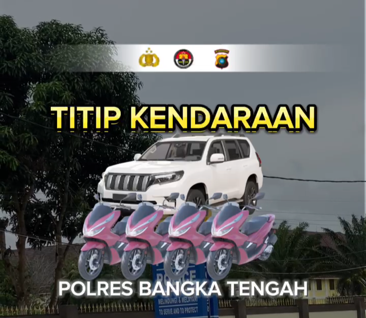 Polres Bangka Tengah Sediakan Layanan Penitipan Kendaraan Gratis untuk Pemudik Lebaran