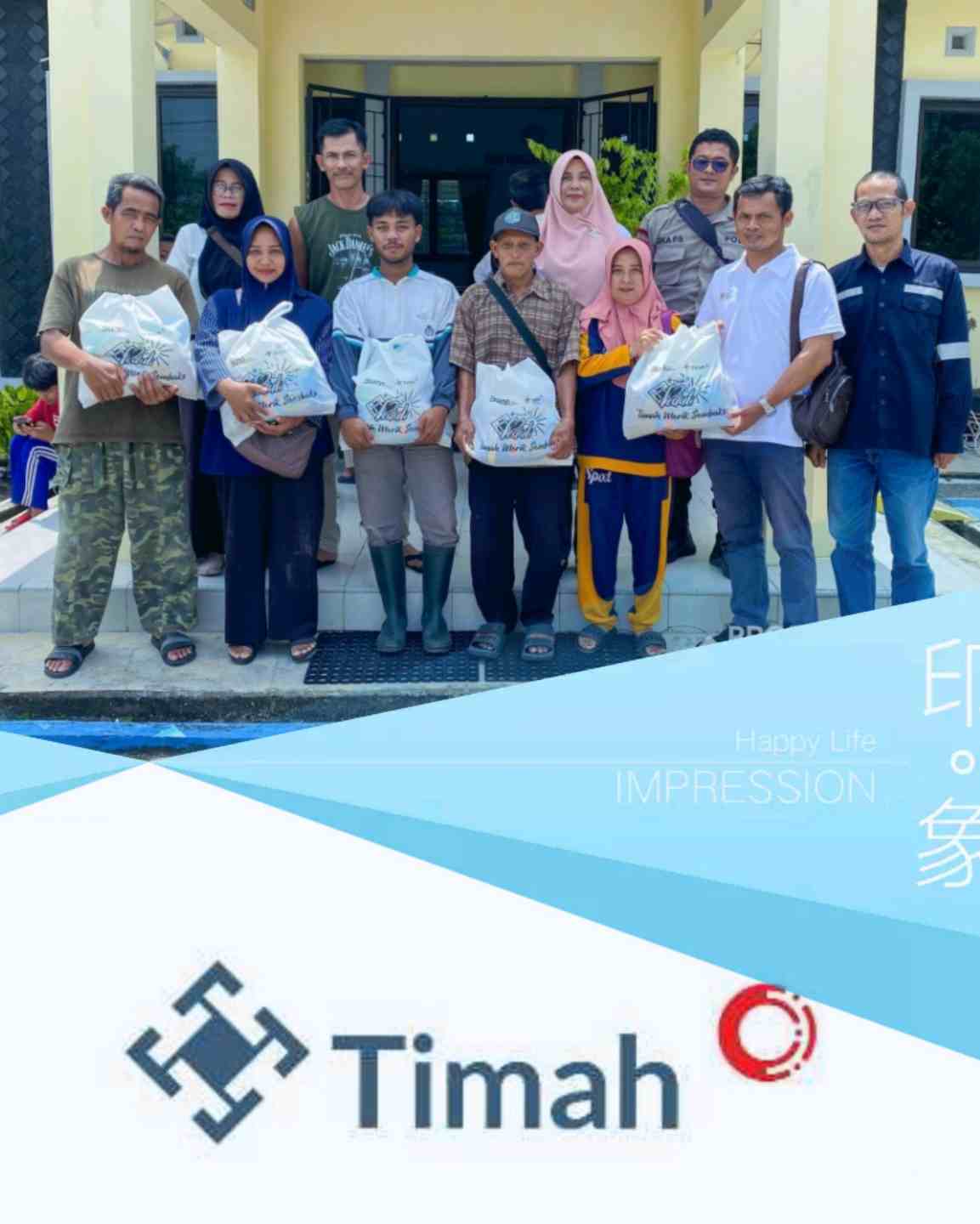 PT Timah  Salurkan Ribuan Paket Sembako untuk Masyarakat di Kabupaten Bangka 