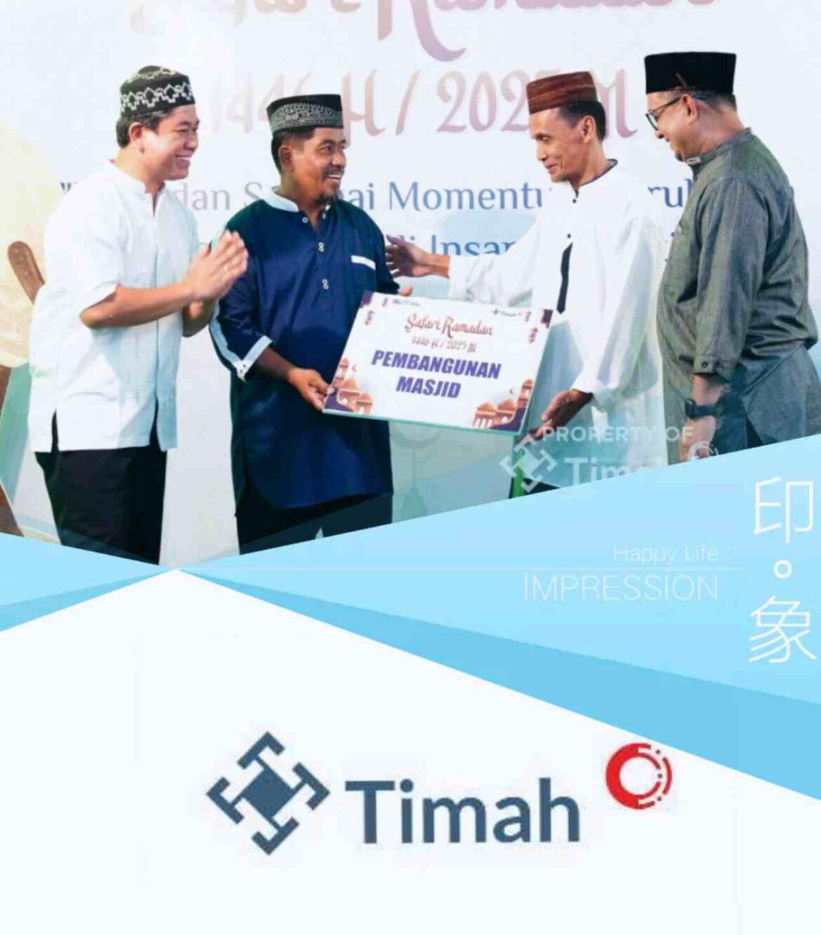 Ketua Masjid Al Hidayah Tegal Rejo Apresiasi Peran PT Timah Dalam Membantu Rumah Ibadah