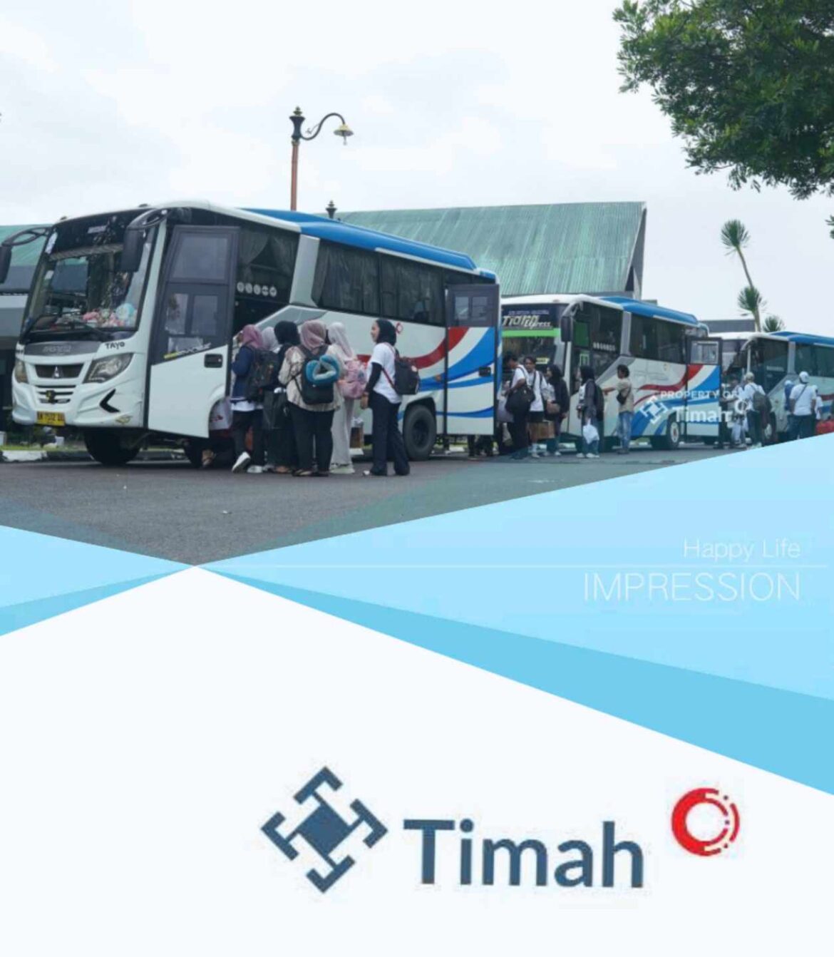 Jelang Idul Fitri 1446 H, PT Timah dan Kementerian BUMN Hantarkan Ratusan Pemudik ke Kampung Halaman