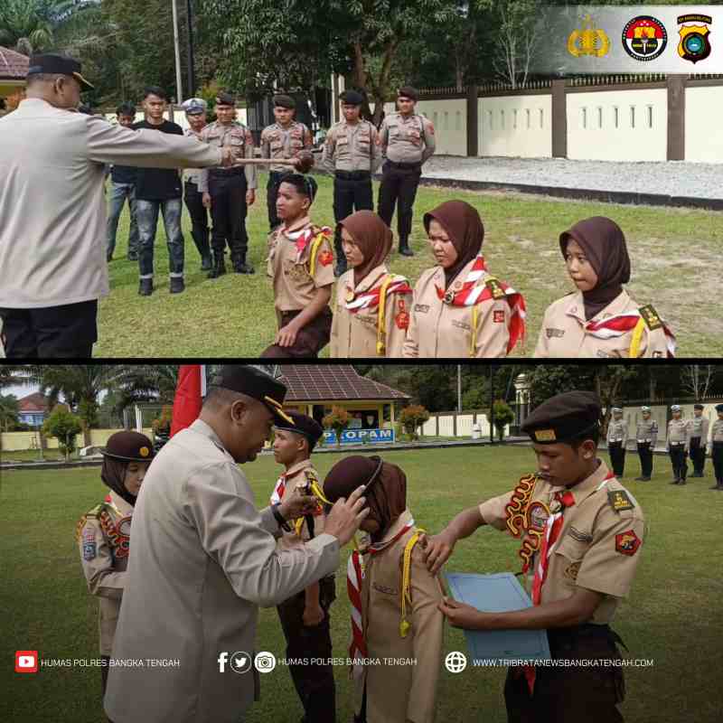 Dalam amanatnya, Kapolres juga menekankan pentingnya semangat kemandirian dan kepemimpinan.