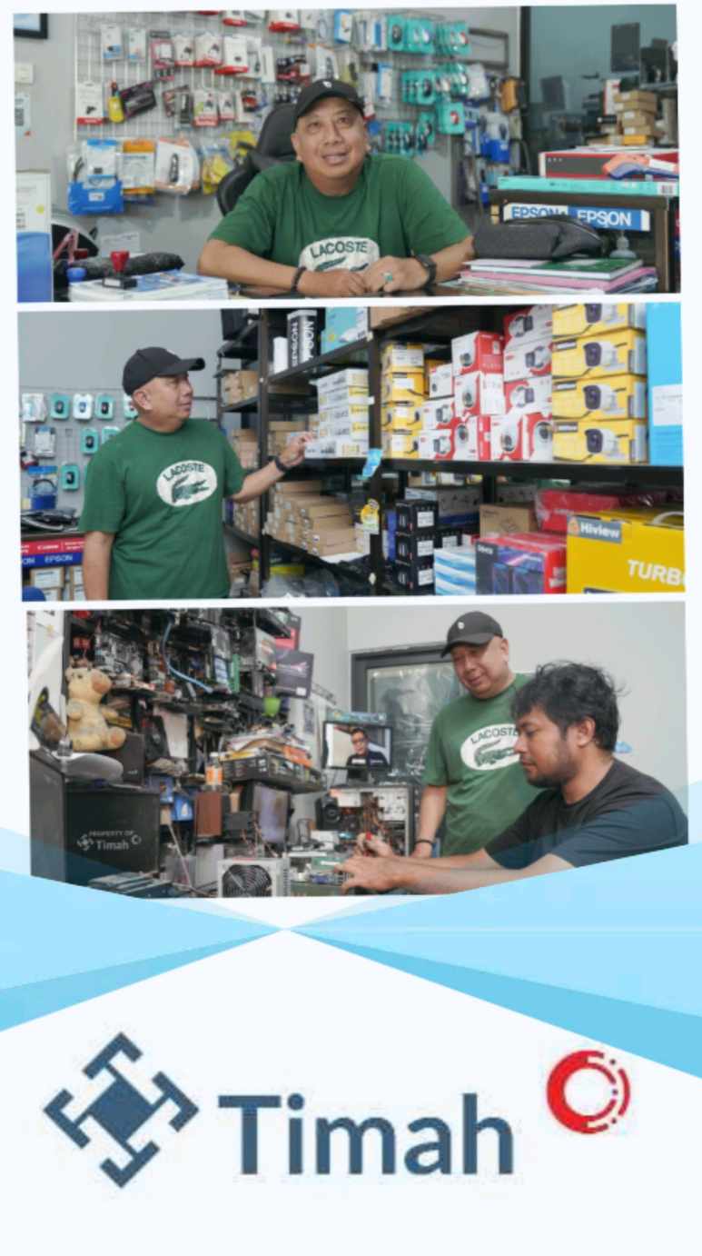 Mitra Binaan PT Timah Sukses Kembangkan Usaha Layanan Service dan Sparepart Komputer