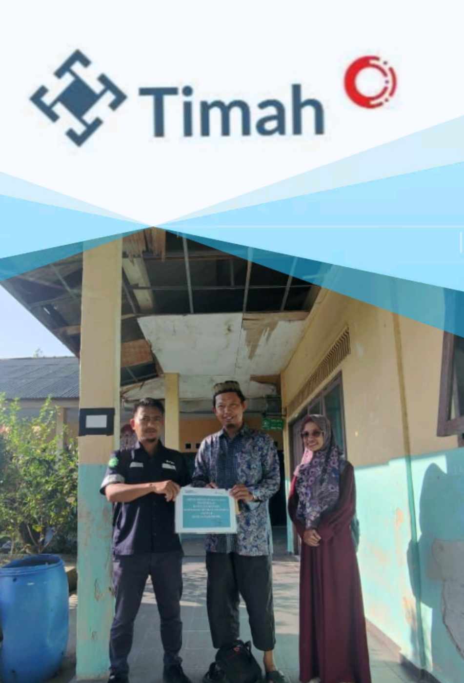 PT Timah Serahkan Bantuan untuk Madrasah Ibtidaiyah Darul Jannah Karimun
