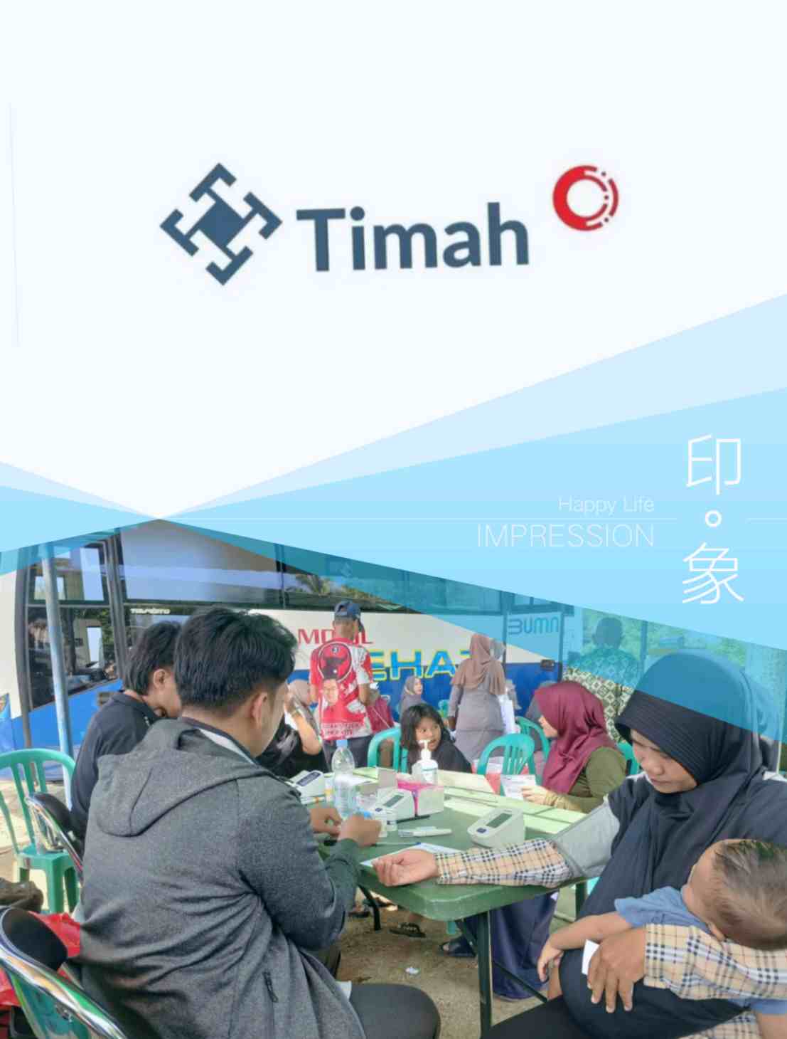 Hadir di Desa Belo Laut, Sebanyak 125 Warga Bisa Berobat Gratis di Mobil Sehat PT Timah 