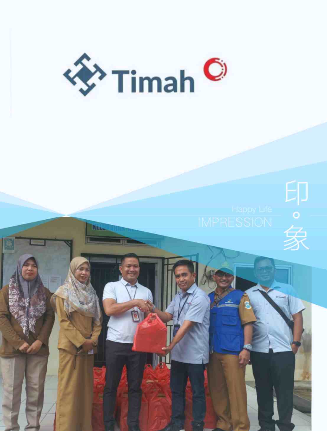 PT Timah Serahkan Bantuan Makanan Cepat Saji Bagi Warga Pangkalpinang Terdampak Banjir