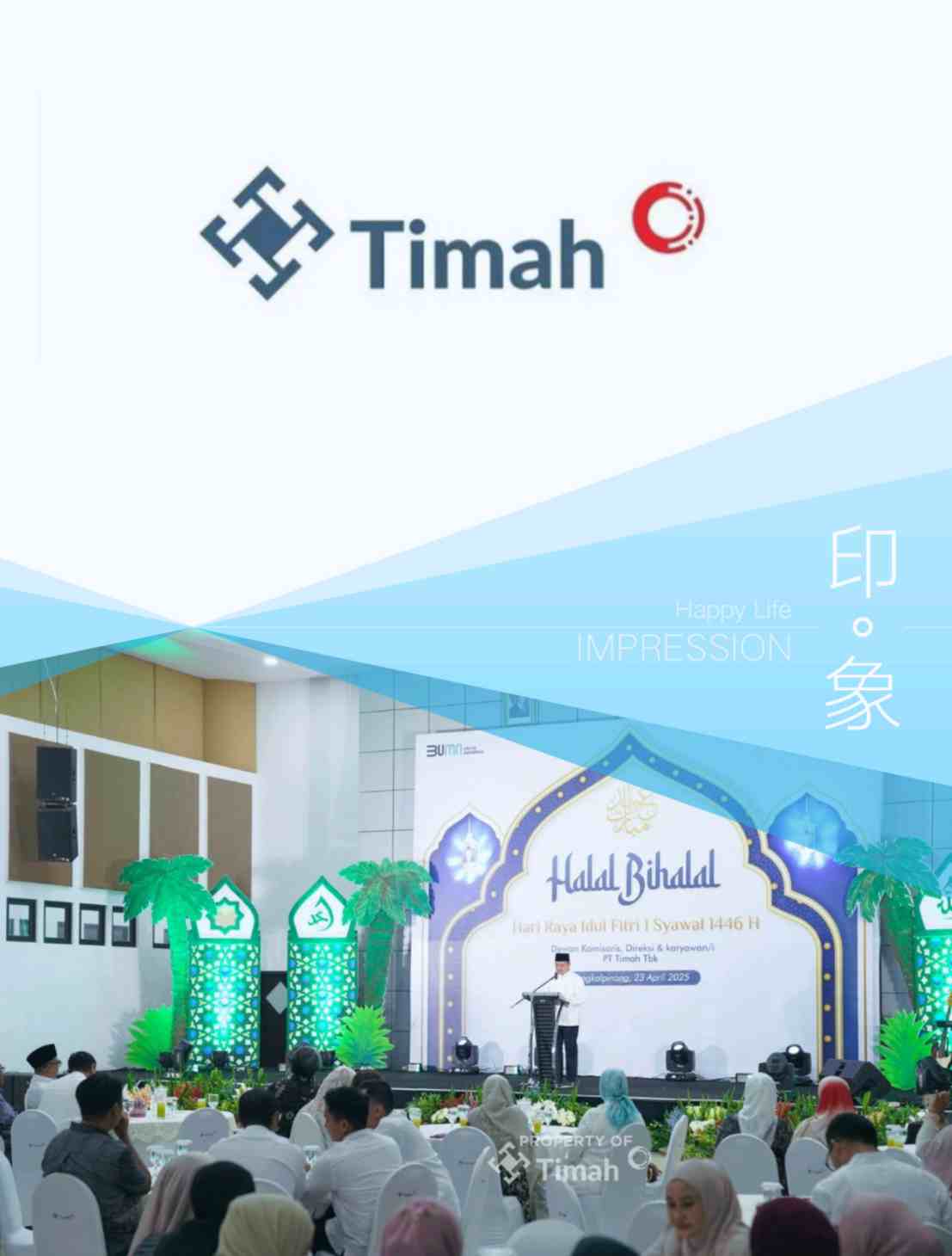 Merajut Kebersamaan, PT Timah Gelar Halal Bihalal Bersama Karyawan
