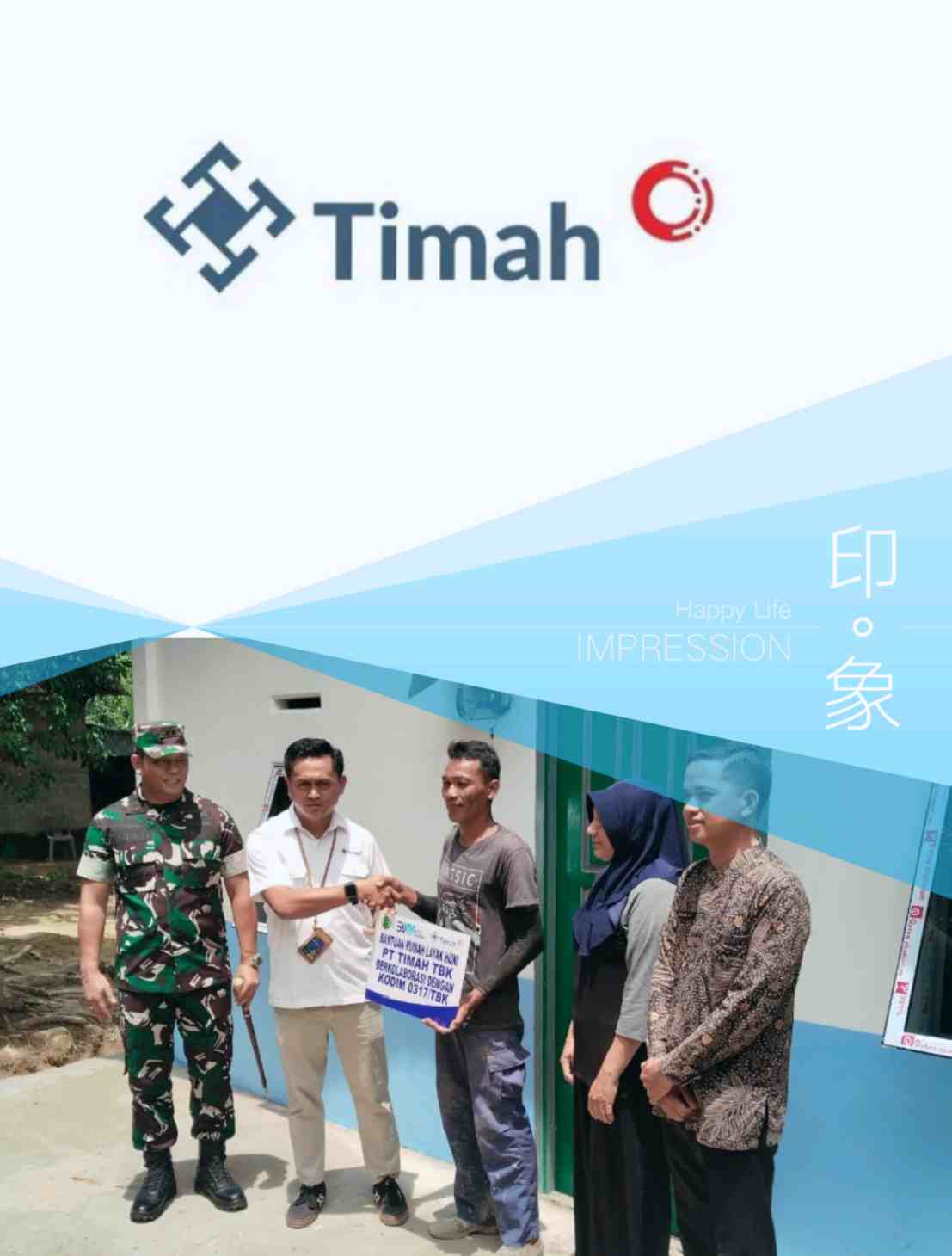 Terima Bantuan Rumah Layak Huni dari PT Timah dan Kodim 0317/TBK, Nasir Akhirnya Bisa Tidur dengan Tenang 