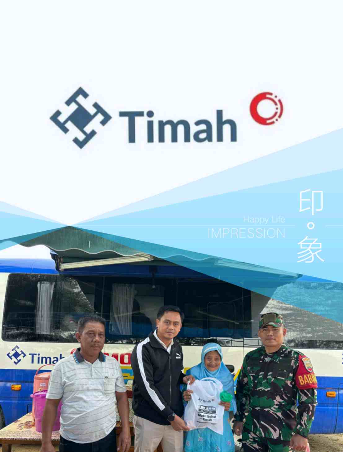 Mobil Sehat Hadir di Dusun II Desa Kundur, Seratusan Warga Bisa Berobat Gratis