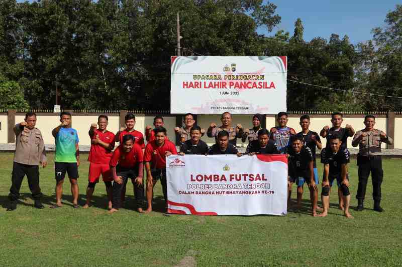 Polres Bangka Tengah Gelar Berbagai Lomba Semarakkan HUT Bhayangkara ke-79