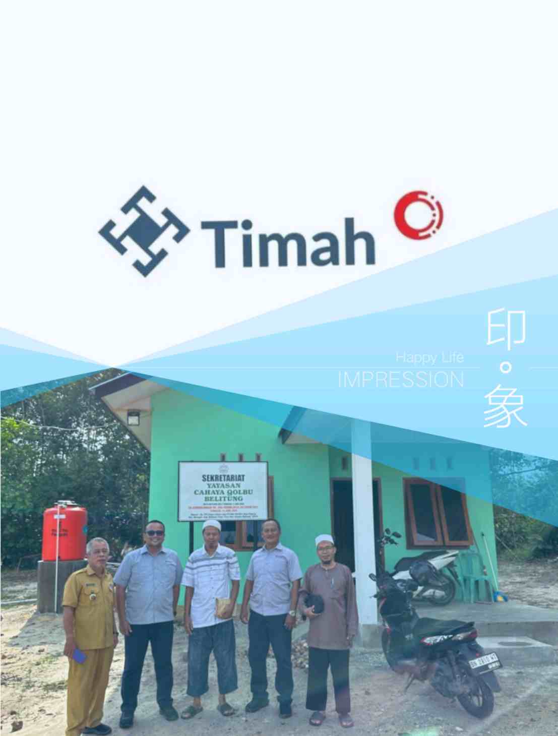 Tingkatkan Kualitas Sumber Daya Manusia di Lingkar Tambang, PT Timah Serahkan Bantuan untuk Mendukung Pembangunan Pesantren di Belitung Timur 