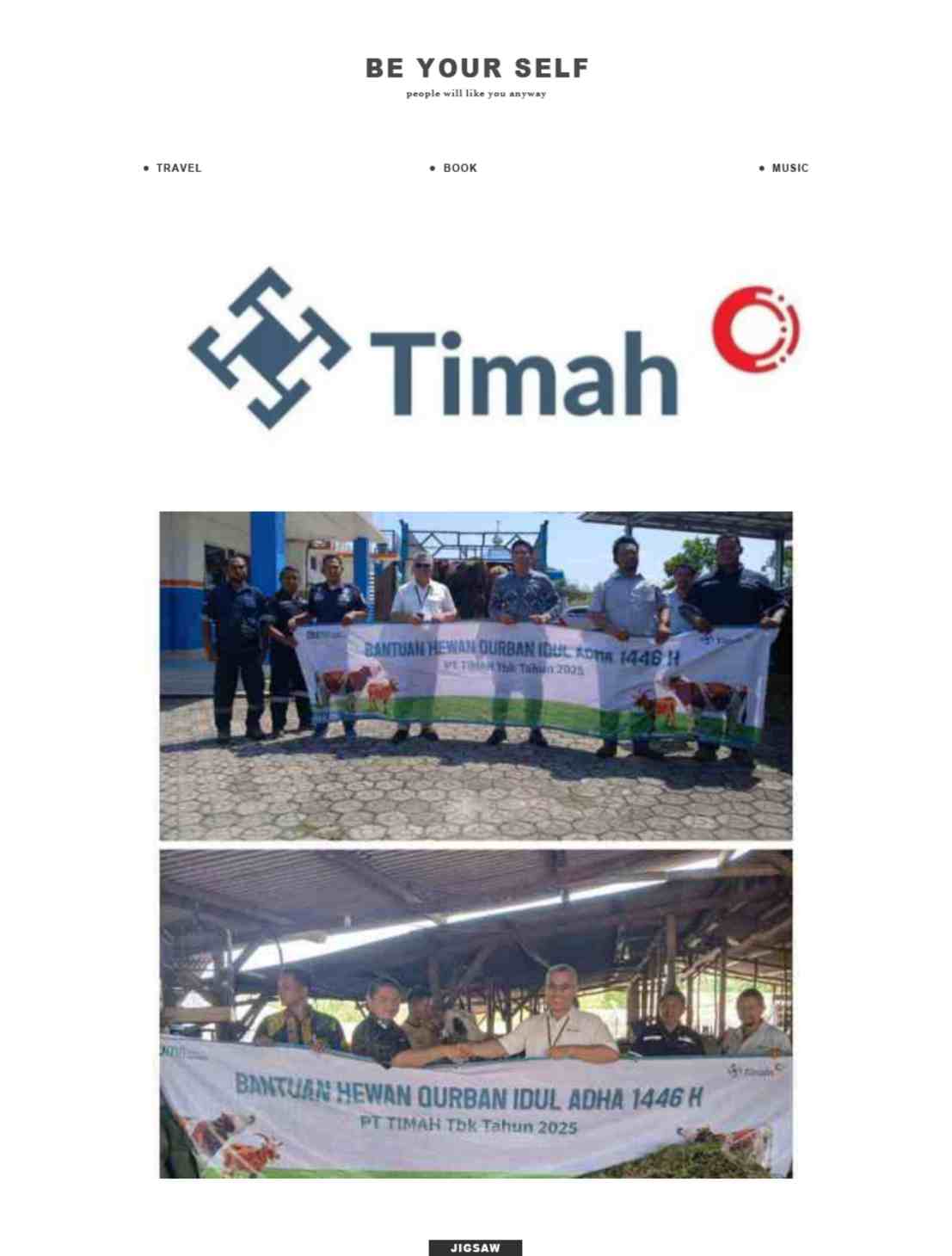 Pererat Silaturahmi, PT Timah Tebar Ratusan Hewan Kurban di Empat Provinsi 