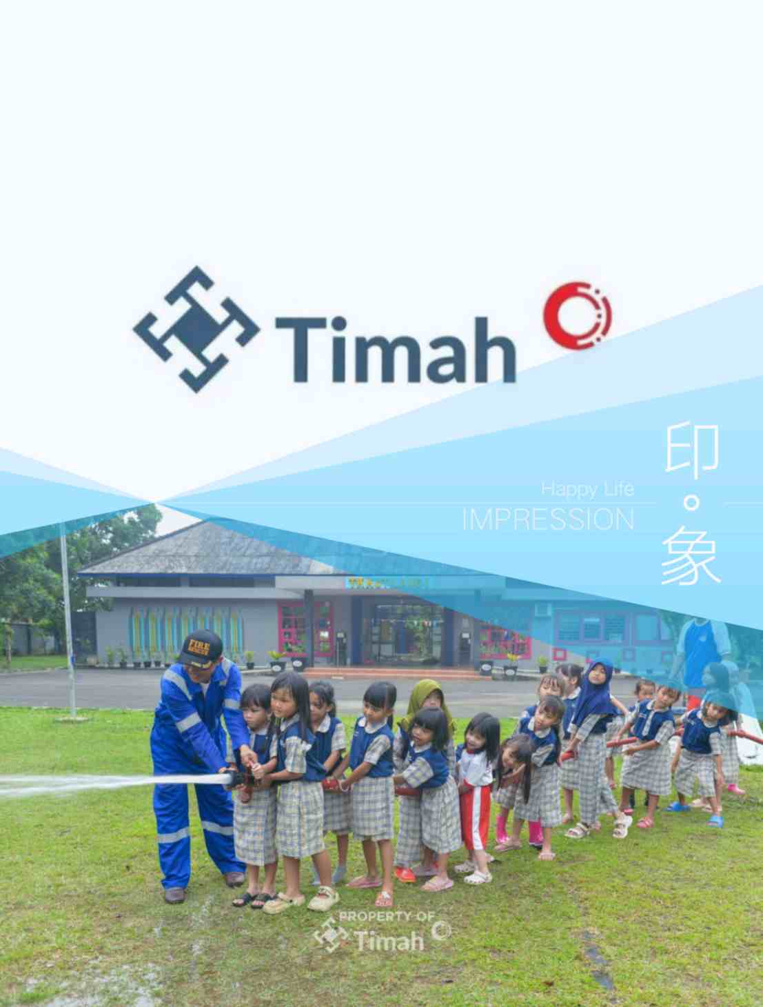 Edukasi Bahaya Api Sejak Dini, Tim Pemadam Kebakaran PT Timah Kunjungi TK Kutilang 1 Pangkalpinang