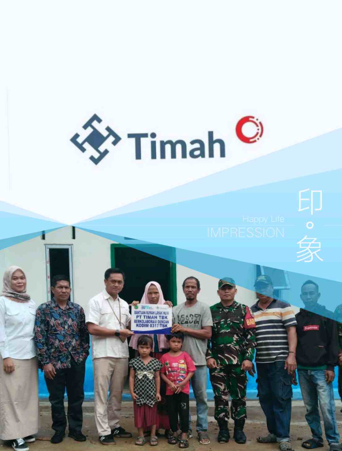 PT Timah Bangun Tiga Rumah Layak Huni untuk Masyarakat di Provinsi Kepulauan Riau 
