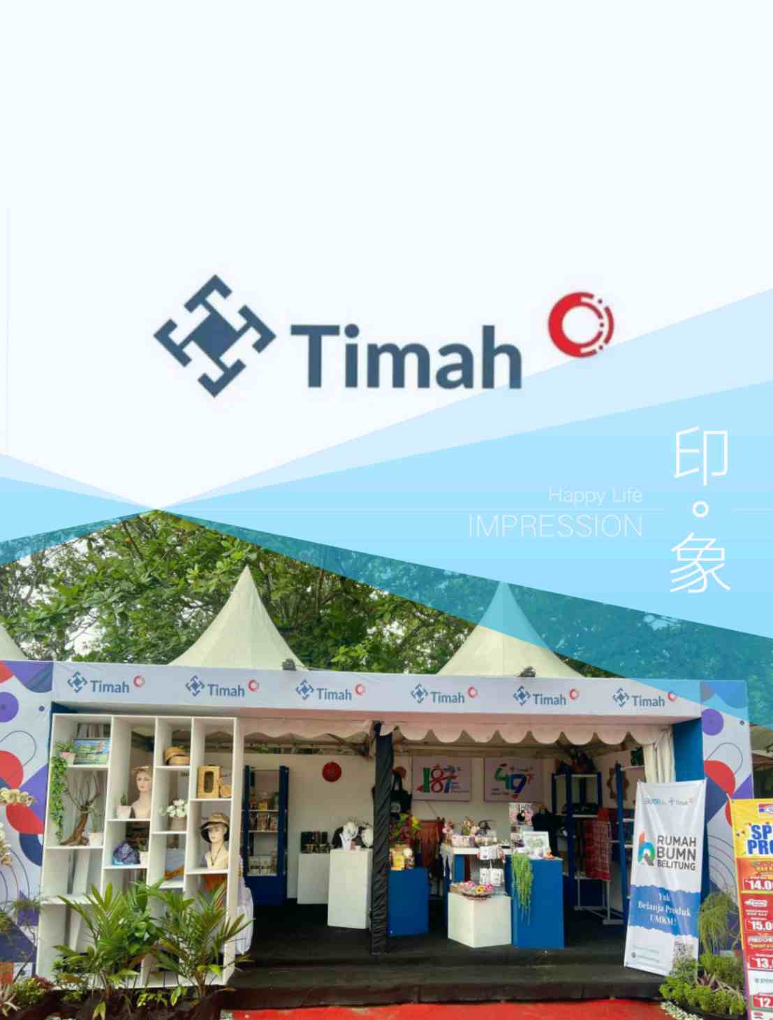 PT Timah Semarakakkan Belitung Expo 2025, Puluhan Produk UMKM Mitra Binaan Ikut Dipromosikan