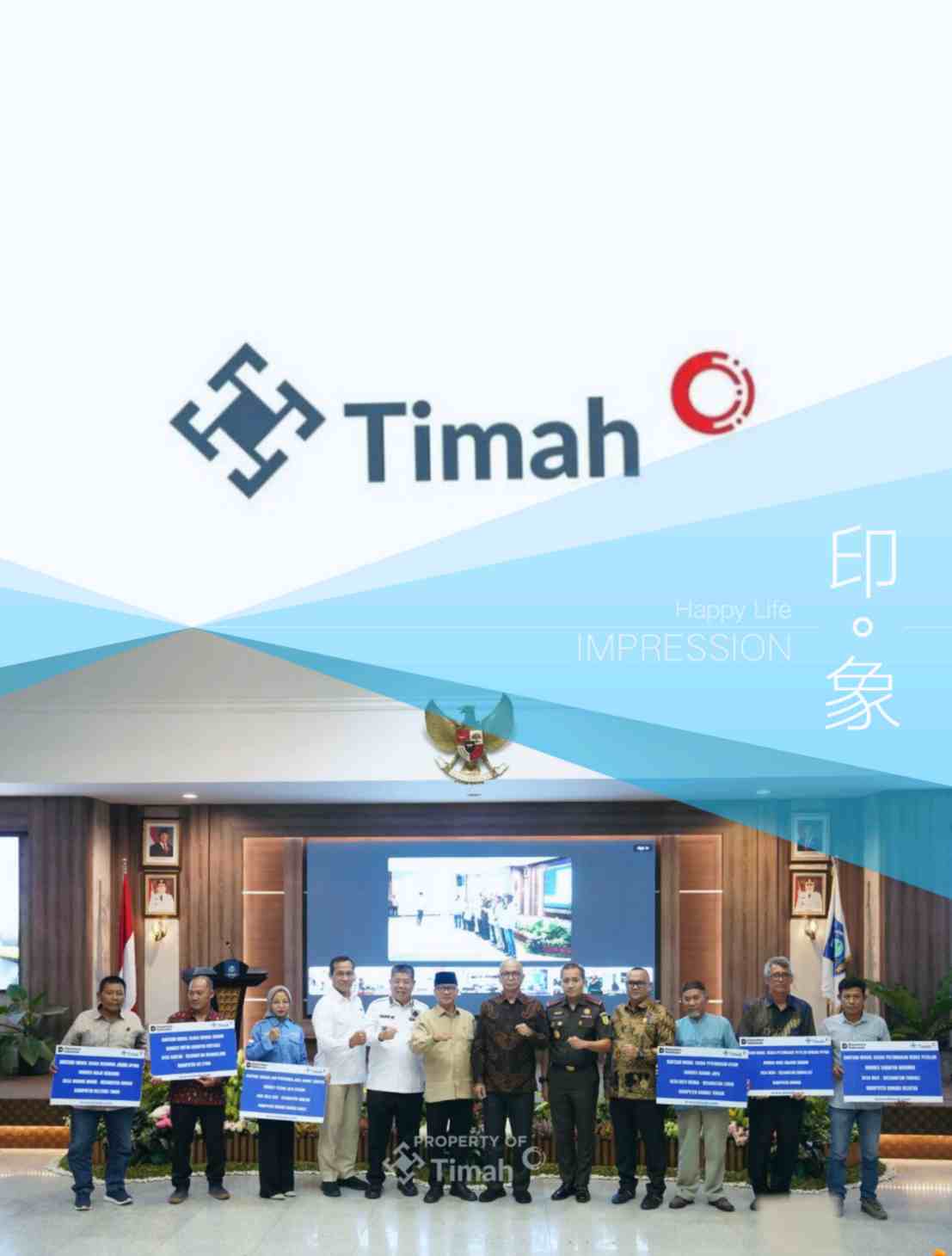 Kesejahteraan dan Kemandirian Desa, PT Timah Serahkan Bantuan untuk 18 BUMDES di Bangka Belitung