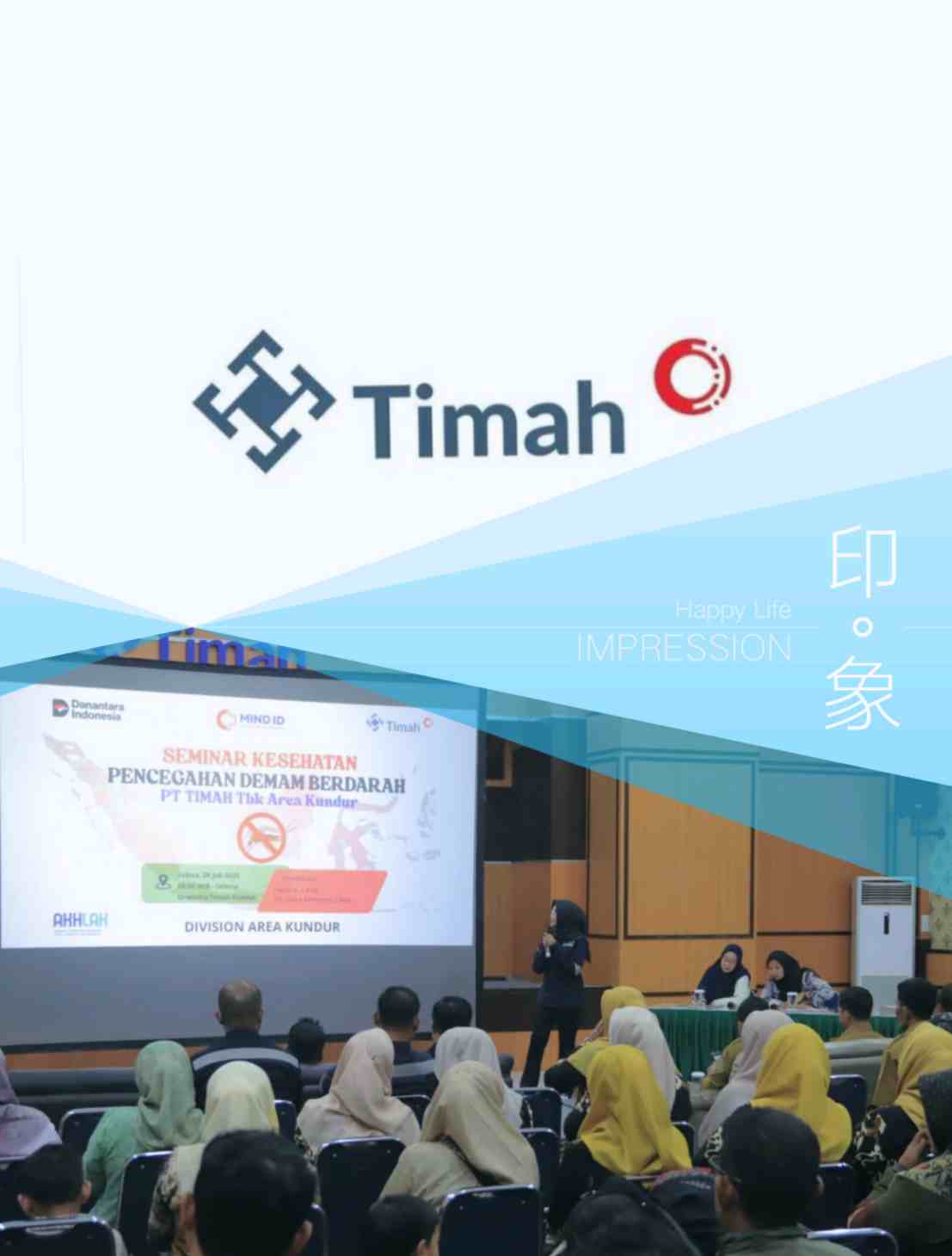 Kolaborasi Cegah Demam Berdarah di Kabupaten Karimun, PT Timah dan Puskesmas Kundur Barat Gelar Seminar Kesehatan Untuk Warga