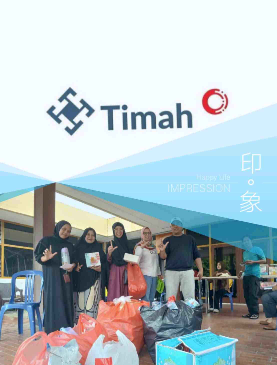 Bersama Bank Sampah Tanjung Elok Bersahabat, Karyawan PT Timah dan Warga Kelola Sampah dengan Bijak dan Bernilai Ekonomis