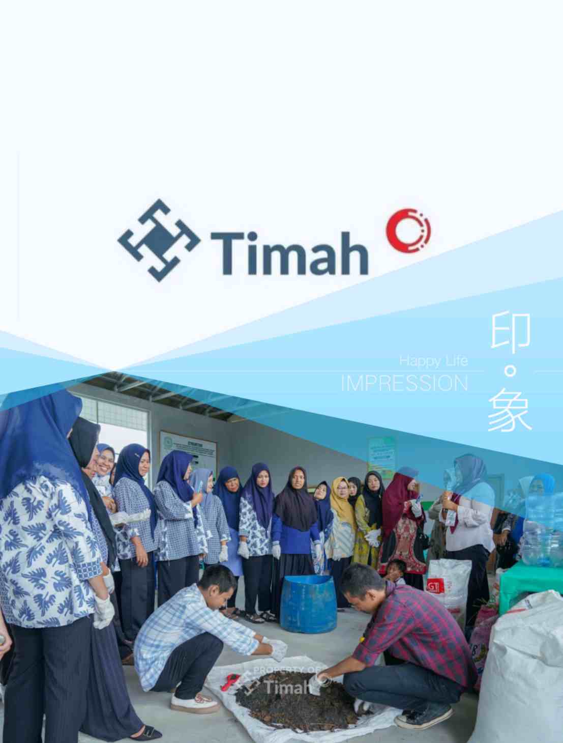 Jaga Lingkungan dan Tingkatkan Ekonomi Warga, PT Timah Latih Ibu-ibu Sungailiat Olah Sampah Jadi Kompos Bernilai Ekonomis