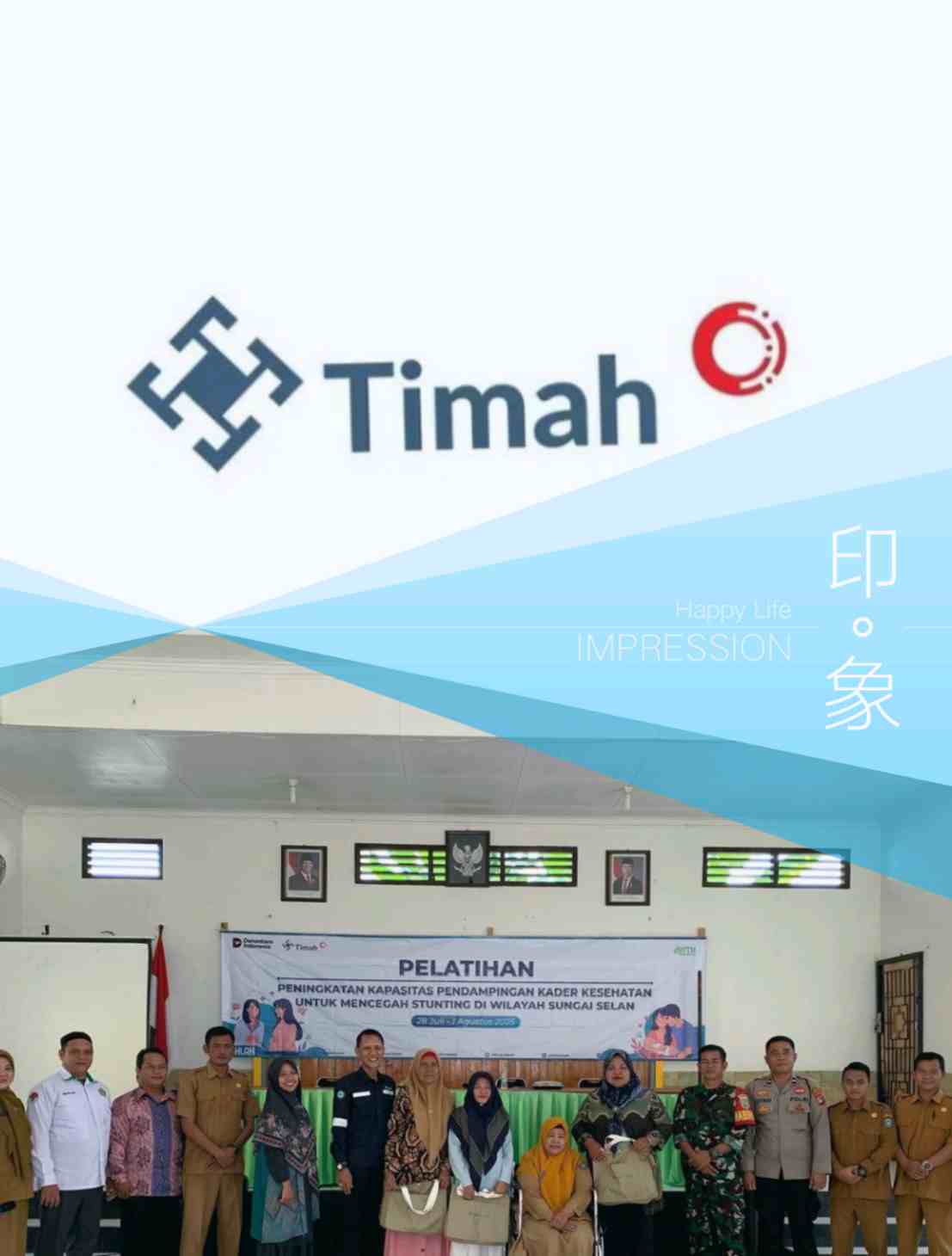 Cegah Stunting di Sungai Selan, PT Timah Tingkatkan Kapasitas Kader Kesehatan Melalui Program Pelatihan