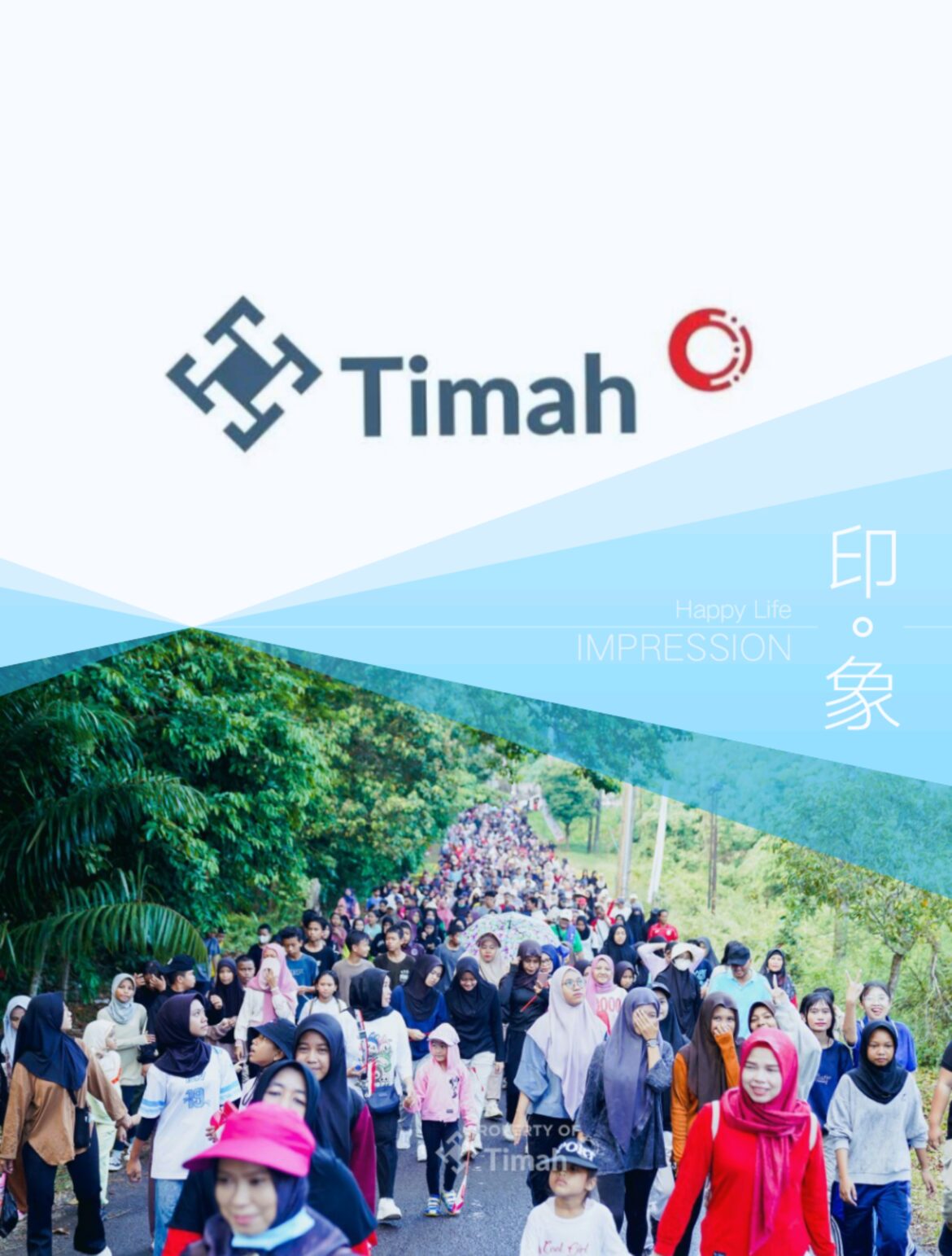 Ribuan Warga Tumpah Ruah di Jalan Sehat “Untuk Merah Putih” Bersama PT Timah di Bangka Barat