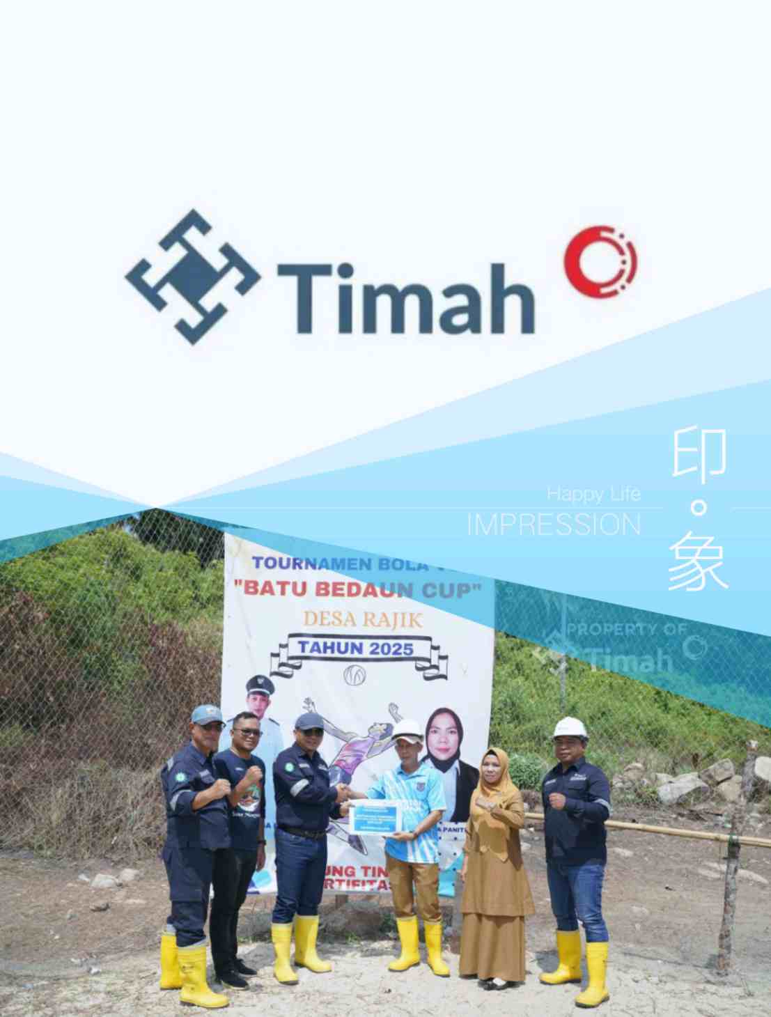 PT Timah Dukung Turnamen Voli Batu Bedaun Cup, Dorong Semangat Olahraga Masyarakat